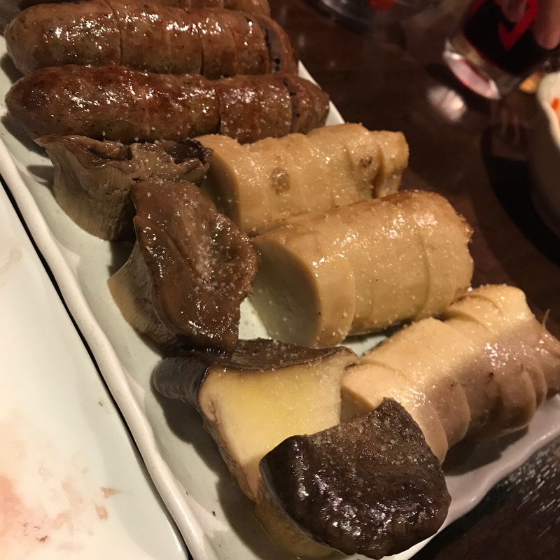 ソーセージとエリンギ(肉山 )