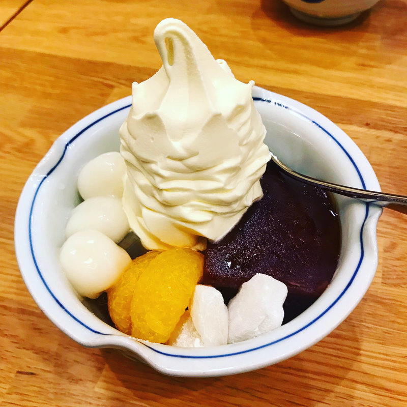 白玉クリームあんみつ(あんみつ みはし パルコヤ上野店)