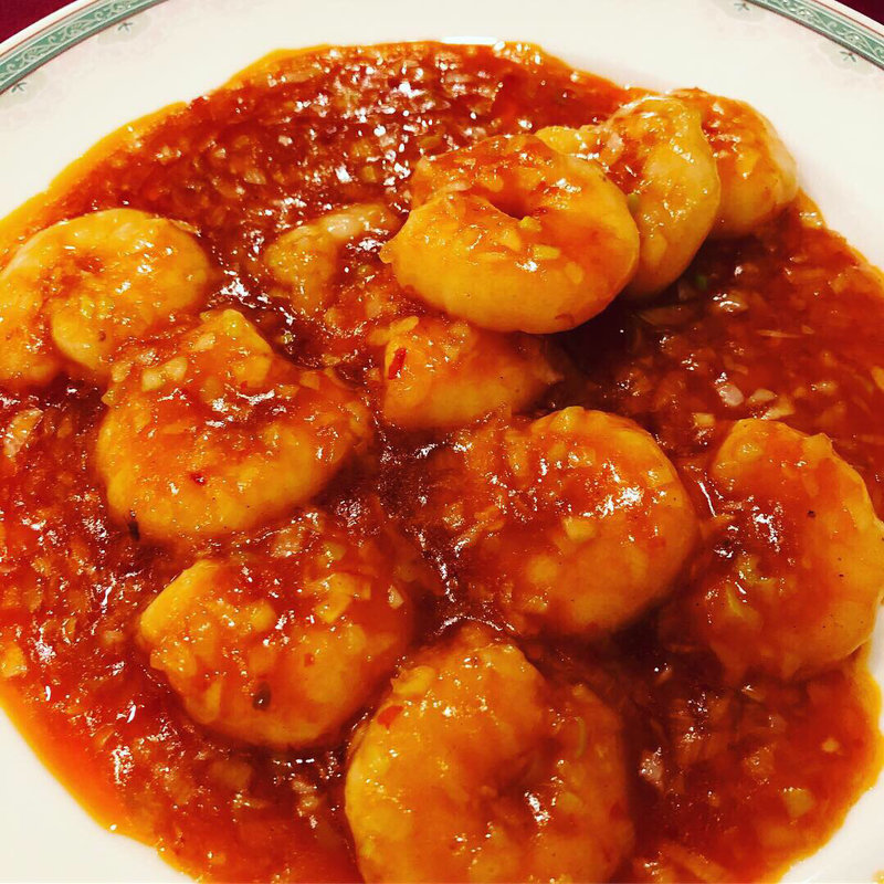 海老のチリソース(桃花苑)