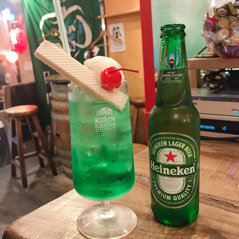 クリームソーダハイ(海老バル orb 天満店)