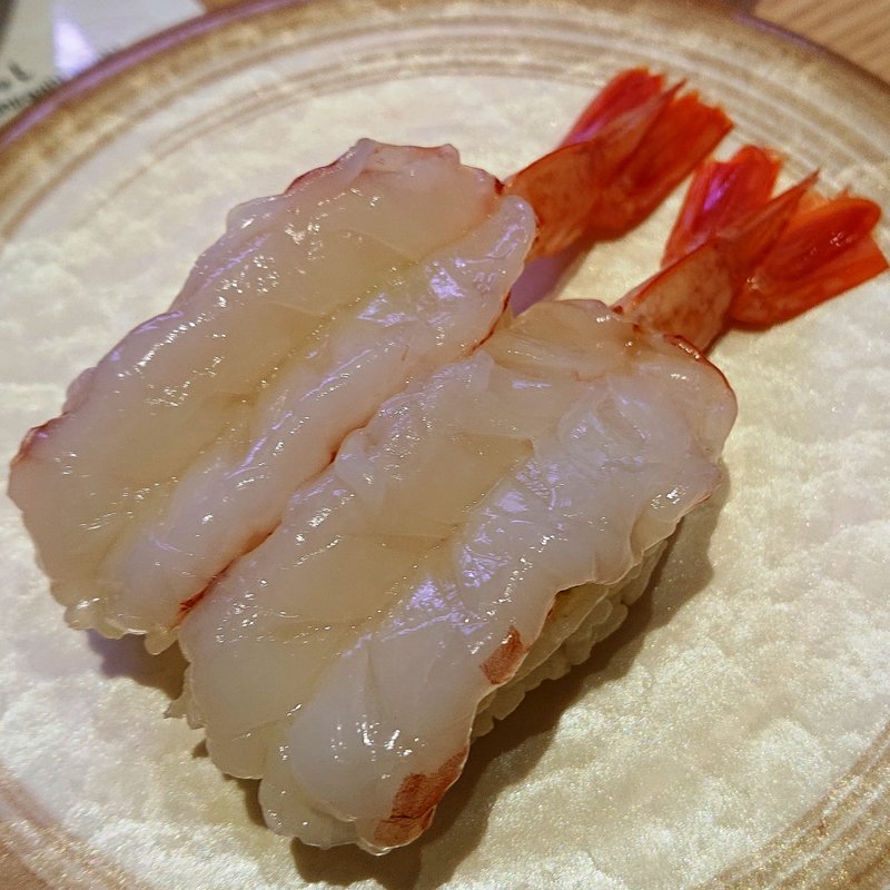 赤えび(回転寿司がんこ エキマルシェ新大阪店)