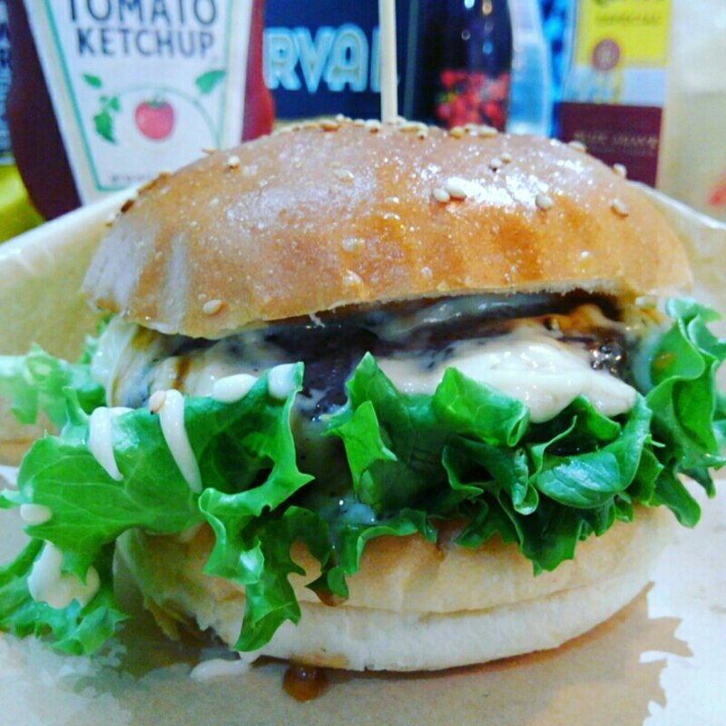 テリヤキバーガーセット(The bricks cafe)