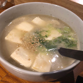 鶏ガラスープの湯豆腐(佐藤商店 )