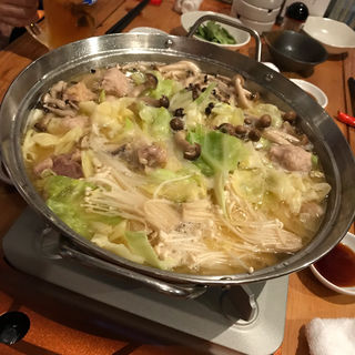 地鶏（地頭鶏） 水炊き(番長)