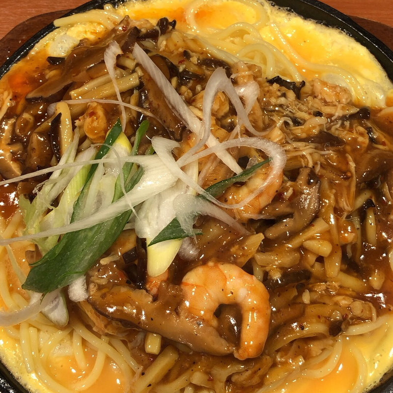 酸辣湯風あんかけスパ(パスタ・デ・ココ 港区西新橋烏森通店)