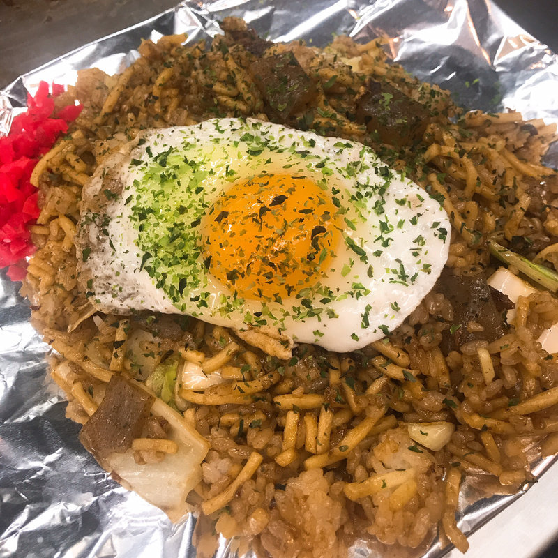 そばめし(元祖 モダン焼 ねぎ焼 あべとん)