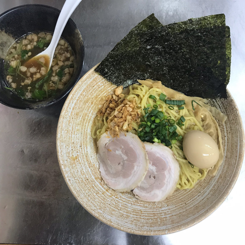 白子まぜそば スープ付(覆麺 智 （ふくめん とも【旧店名】覆麺）)