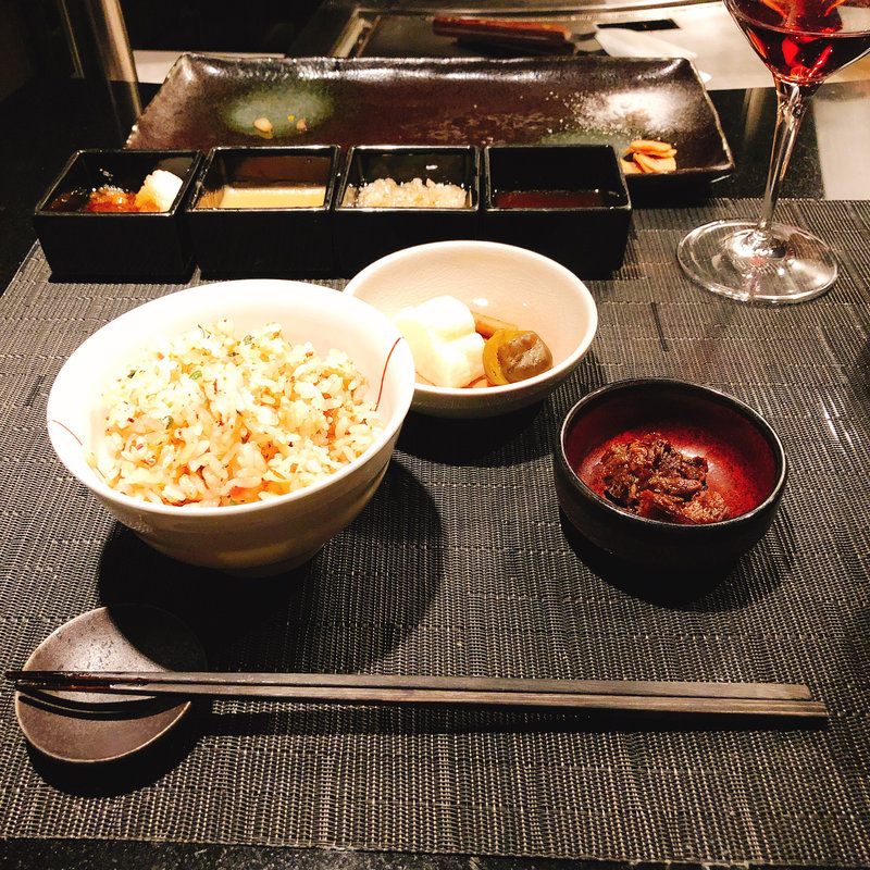 ガーリックライス(天川 鉄板焼き)