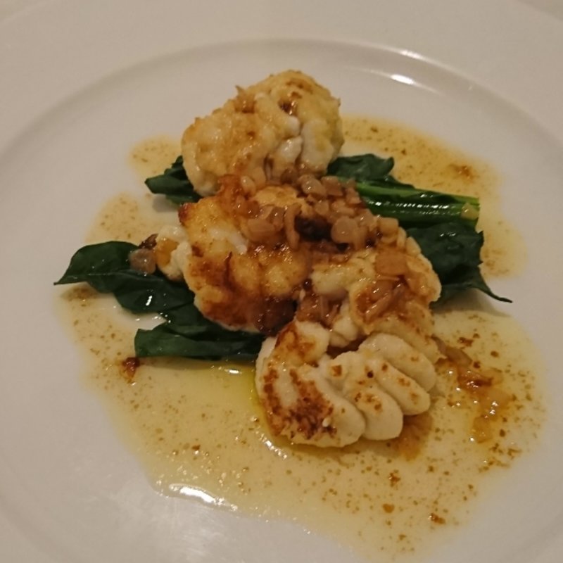 鱈の白子のムニエル ハーフサイズ(ボン・グゥ 神楽坂)