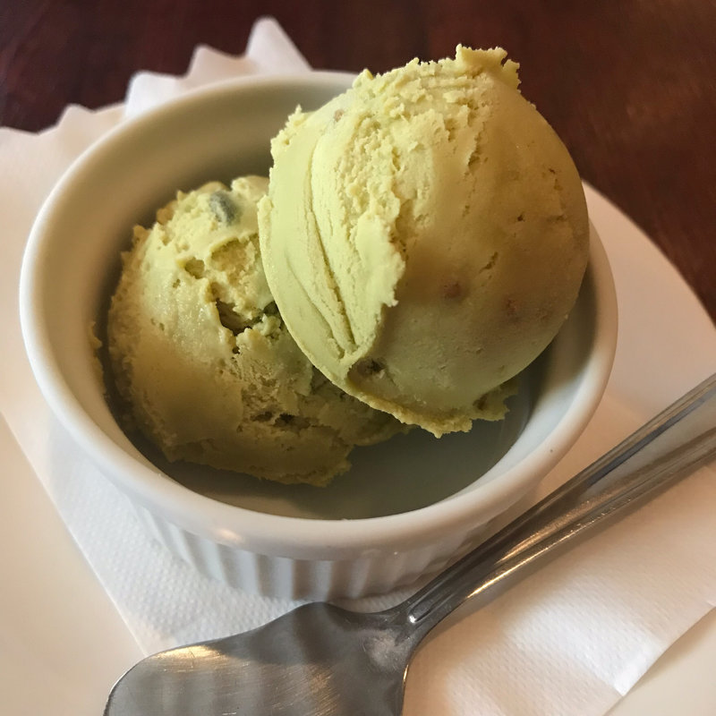 ピスタチオのジェラート(ビストロオチアイ)