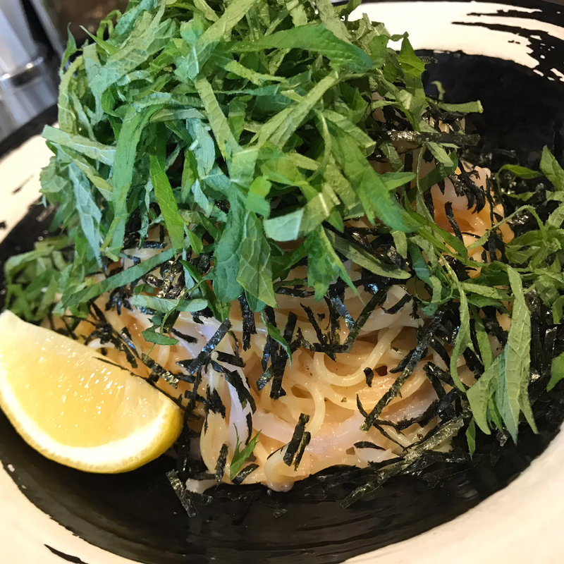 イカ明太大葉(生パスタ専門店 こば屋)