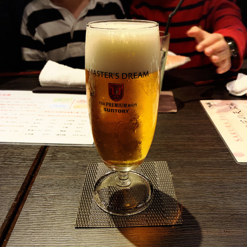 ザ・プレミアム・モルツ マスターズドリーム(炉端の佐藤 中目黒本店)