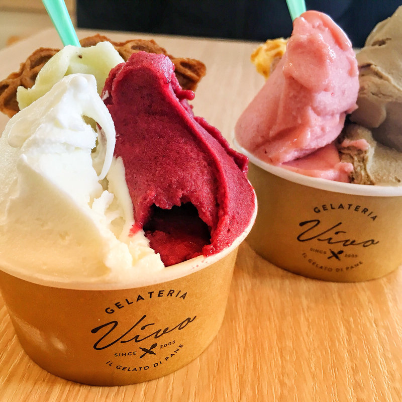 ジェラート(ジェラテリア VIVO)