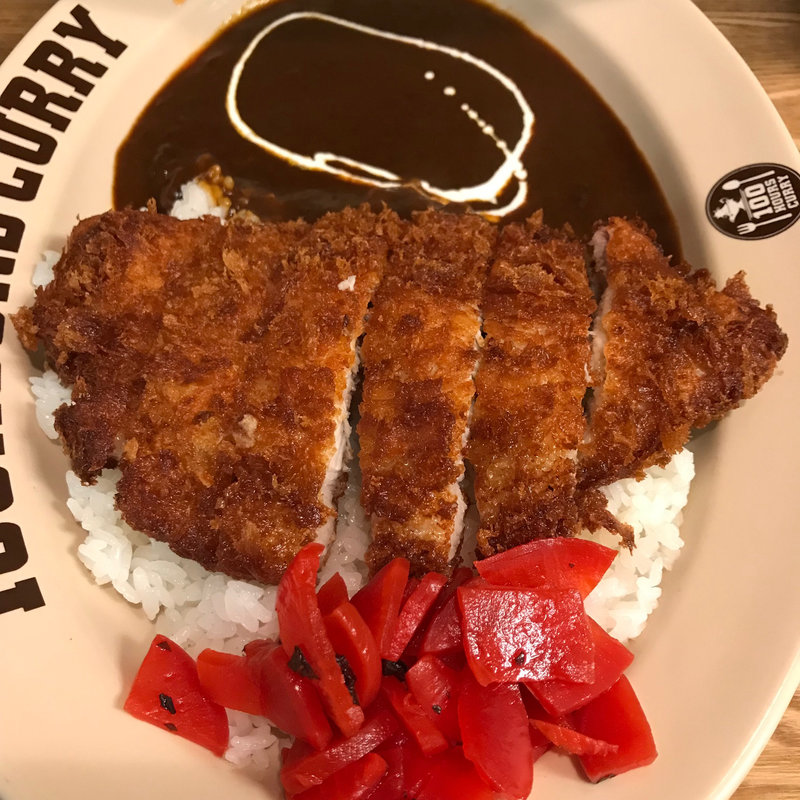 カツカレー(HUNGRY CURRY BY100時間カレー 神田店)