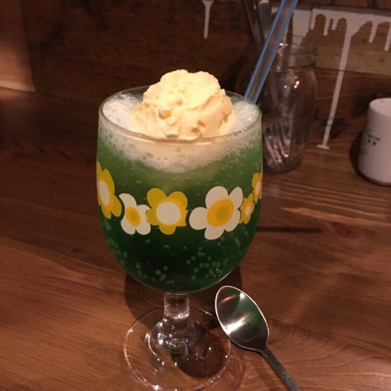 メロンクリームソーダ(高円寺メタルめし )