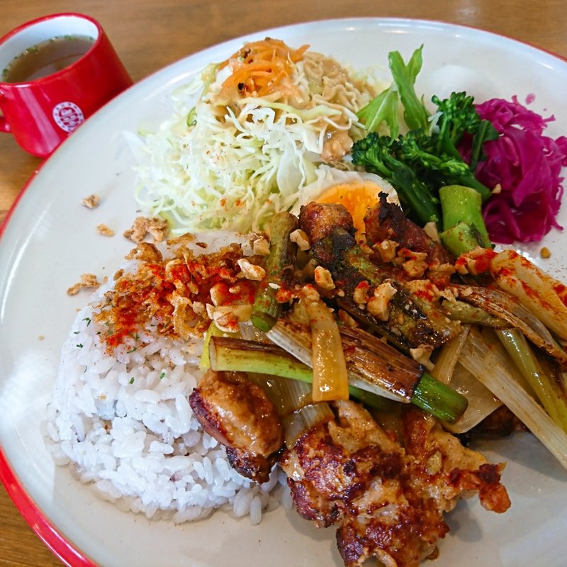 アフリカンチキンプレート(mind coffee)