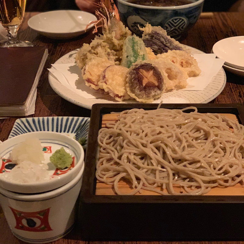 海老天せいろ(麻布 川上庵)