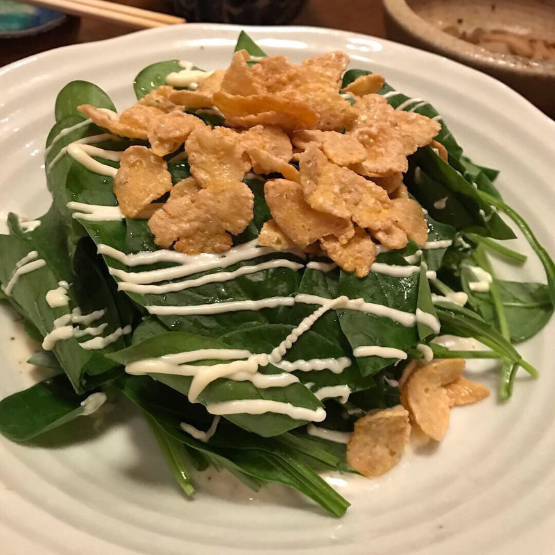 ほうれん草サラダ(風来坊 )