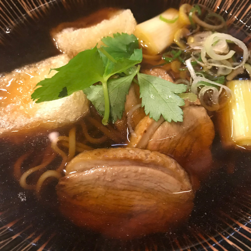 鴨南蛮そば(嵯峨谷 水道橋店)