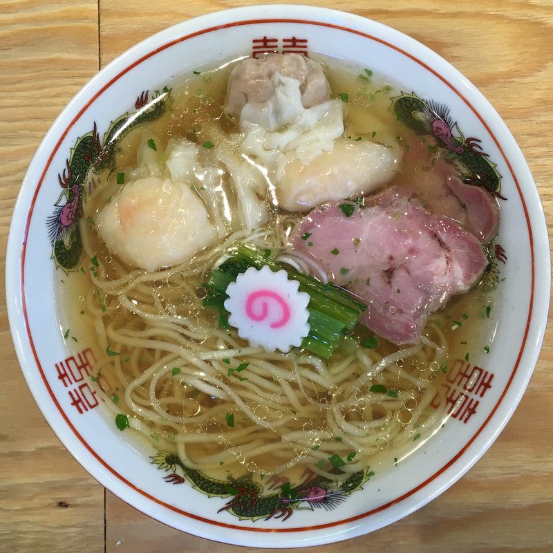 山椒ラーメン（肉2個、海老2個）(キング製麺)