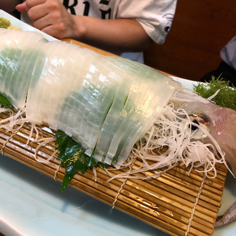 呼子イカ(割烹よし田 はなれ)