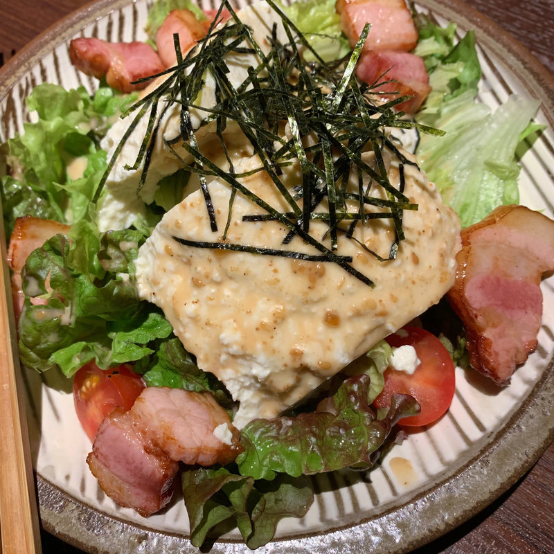 ベーコン野菜サラダ(博多ほてい屋 冷泉町店)