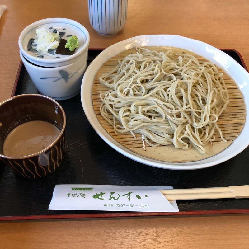 もりそば 胡桃つけつゆ(そば処　せんすい )