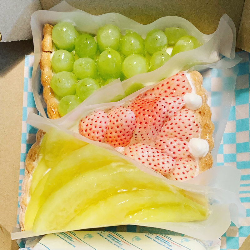 熊本県産肥後グリーンメロンのタルト(キルフェボン)