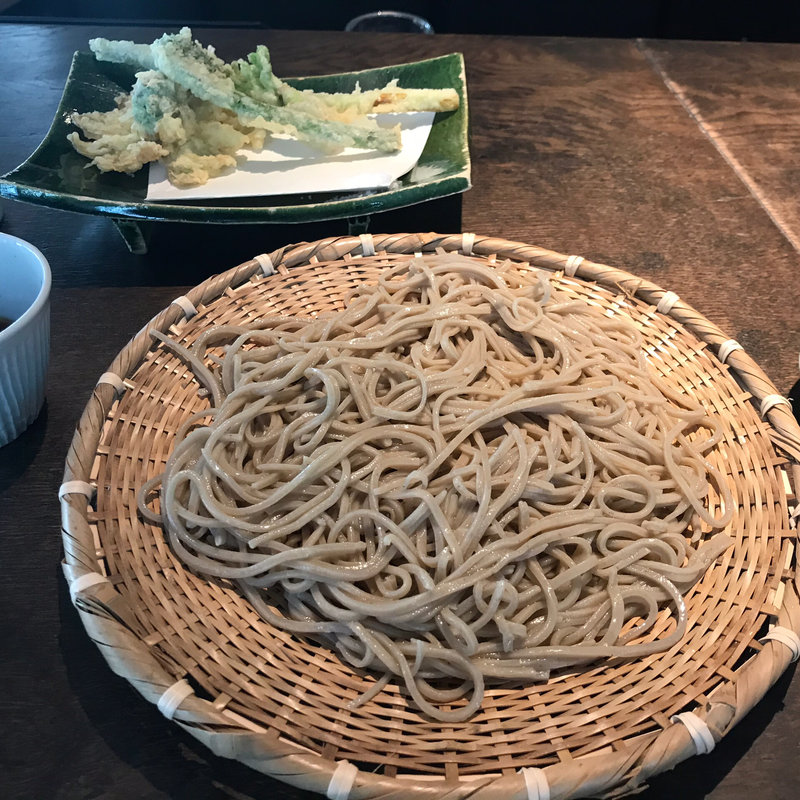 春の山菜天せいろ(雷庵)