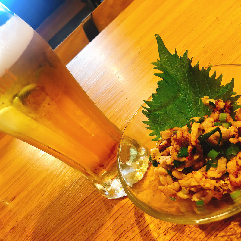 鶏皮ポン酢(うどん杵むら)