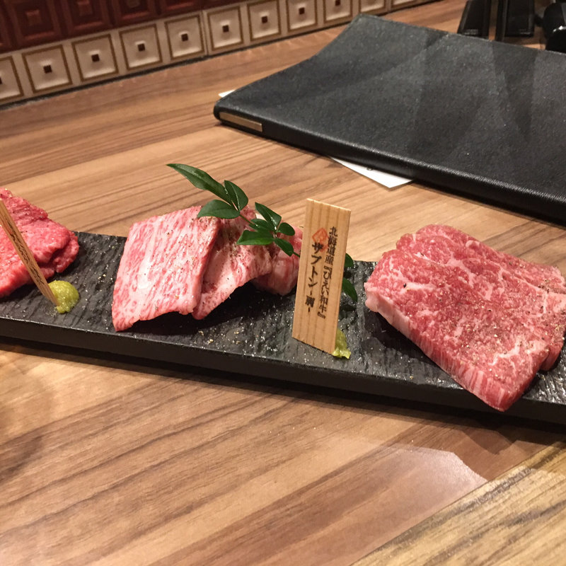 3種盛り(炭火焼肉 亞茶（あちゃ）)