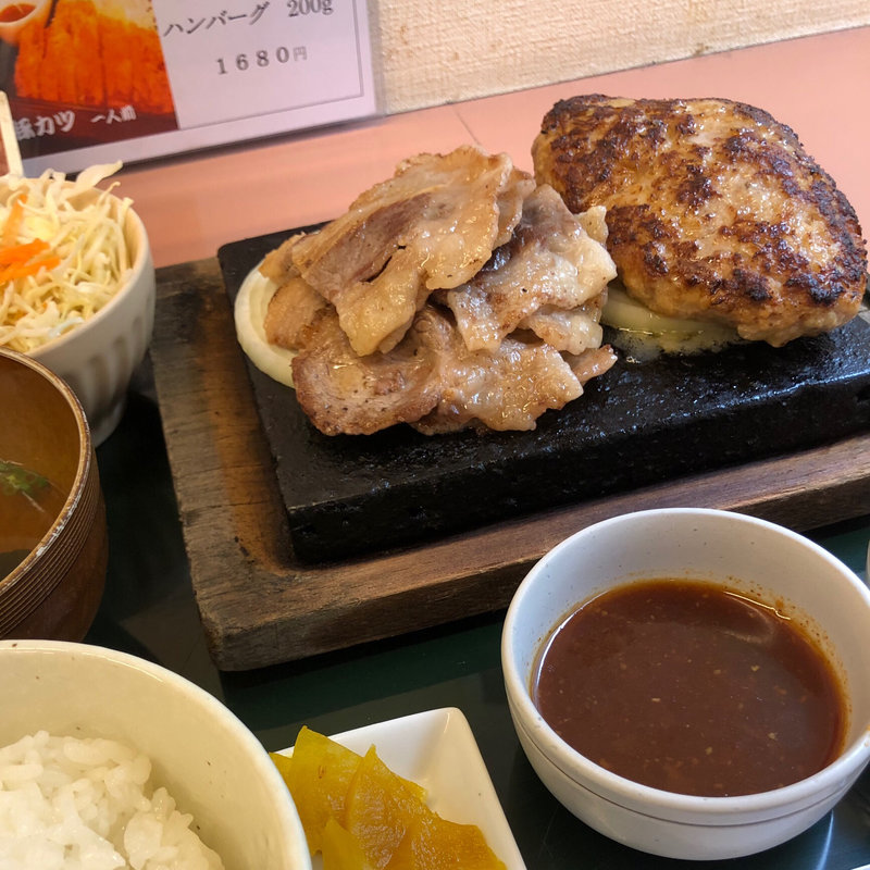 バーグ & 牛焼しゃぶ(みぃーの食卓)