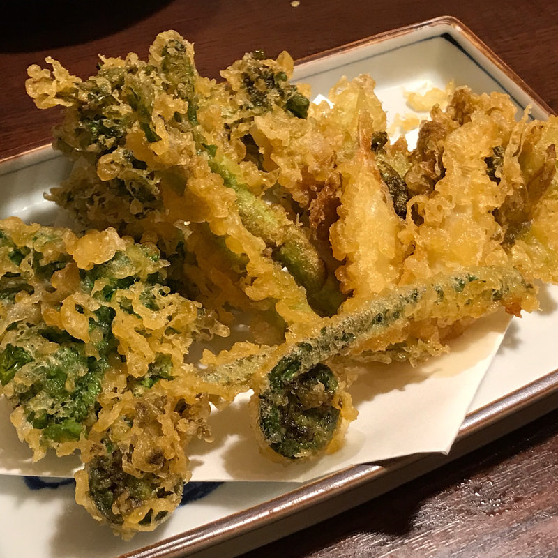 山菜天ぷら(和彩酒処 伊織)