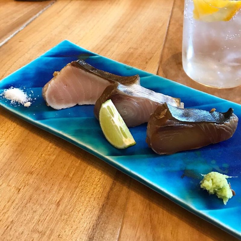 さわらの炙り刺し三昧(めしや コヤマパーキング)