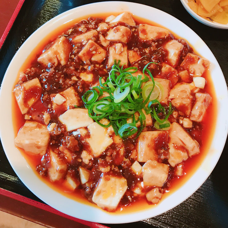 麻婆豆腐チャーハン（スープ･漬物･デザート付）(中華料理 玉華園)