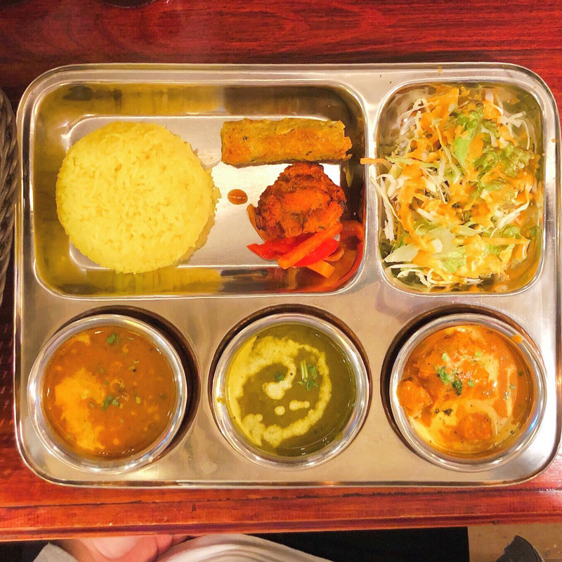 まんぷくセット(インド食堂 ふたば)