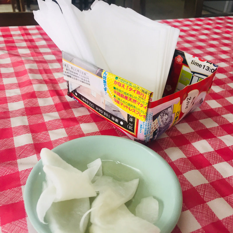 大根の漬物(田代ドライブイン )