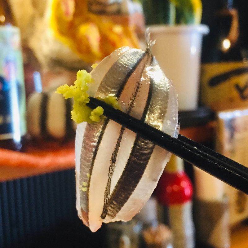 きびなごの刺身(地魚料理 盛喜)