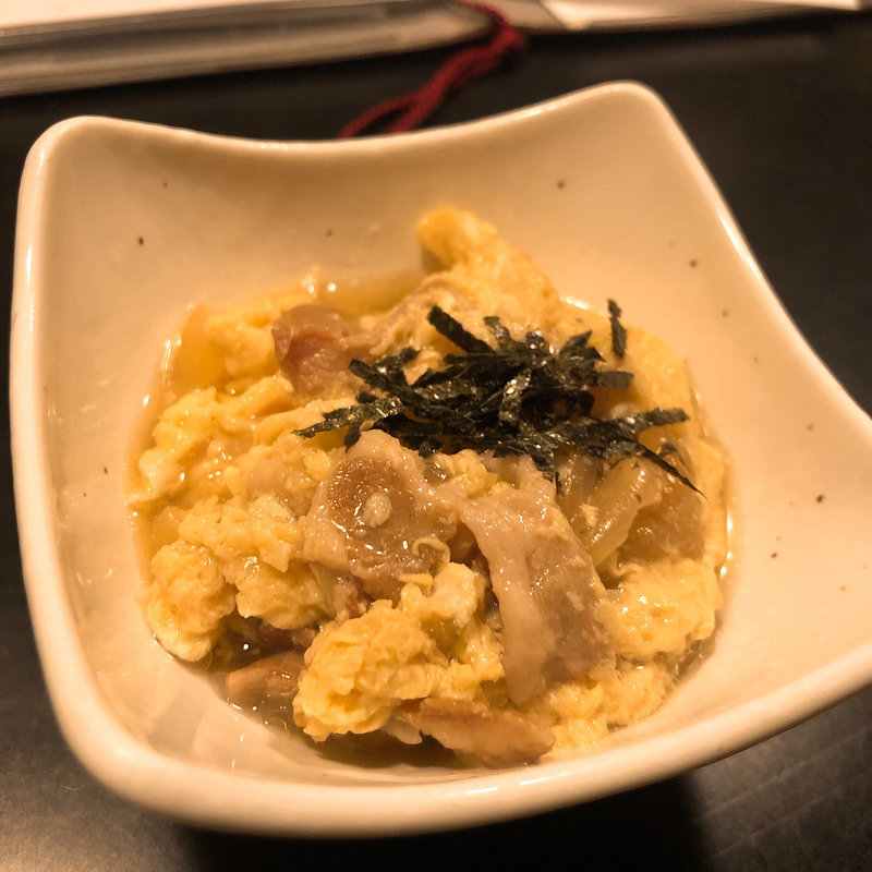 お通し(新橋 牛もつ DAI)