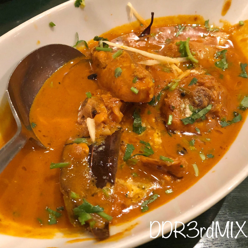 インド下町食堂のチキンカレー(カイバル)