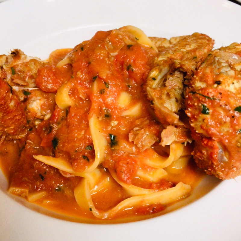 クリガニのトマトクリームソース(nico luce（ニコ ルーチェ）)