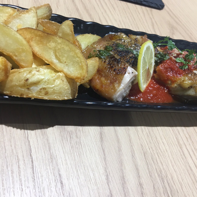 ¥3500コース(ポテトとチキンのトマトソース)(HARU CAFE)