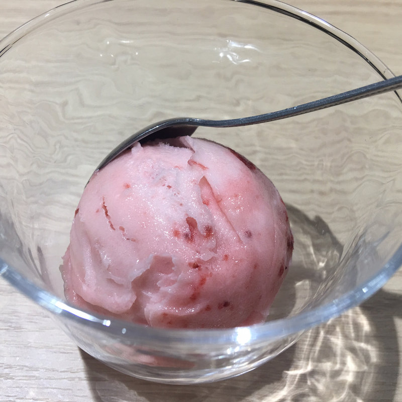 ¥3500コース(いちごシャーベット)(HARU CAFE)