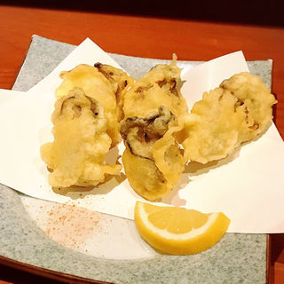 広島産牡蠣の天婦羅(居酒屋あふ )