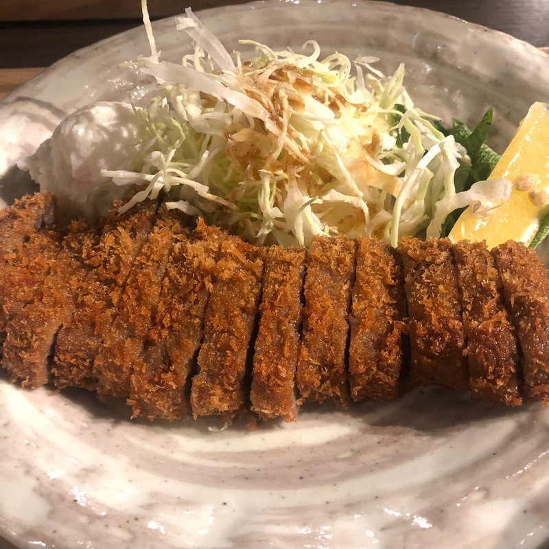 牛カツ定食(牛たん料理 大黒や)