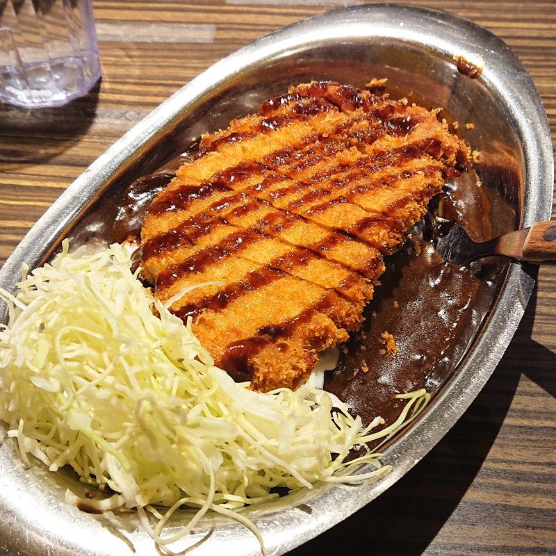 ロースカツカレー（ヘルシーサイズ）(ゴーゴーカレー 川崎モアーズスタジアム)