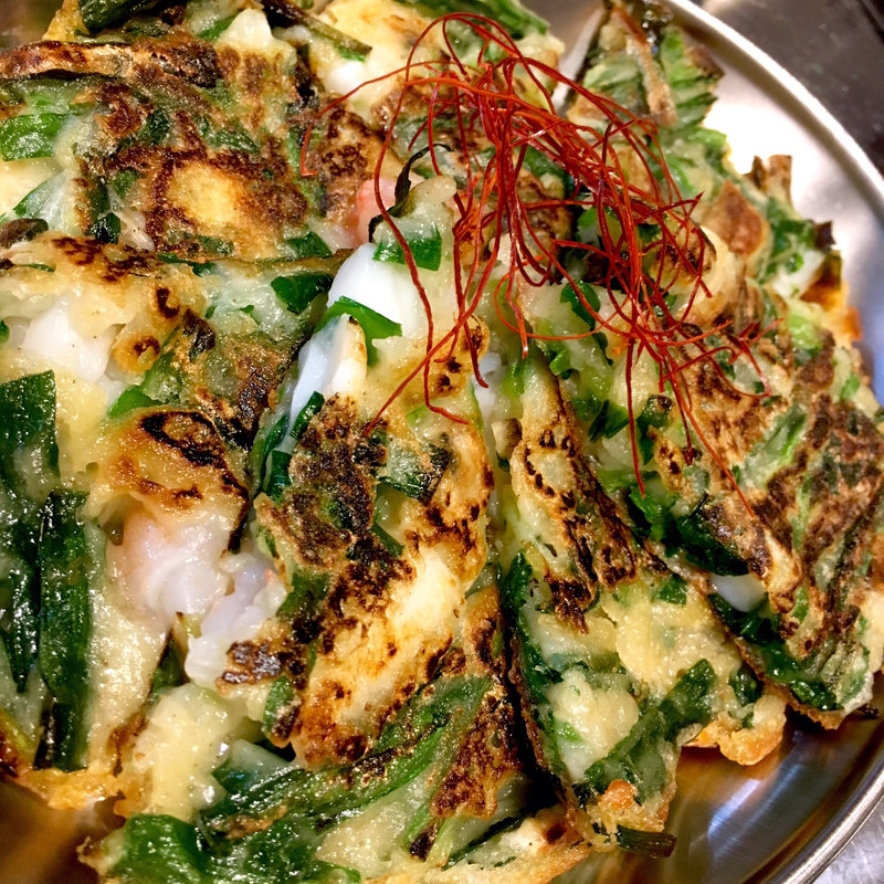 海鮮チヂミ(焼肉永昌苑 福岡店)