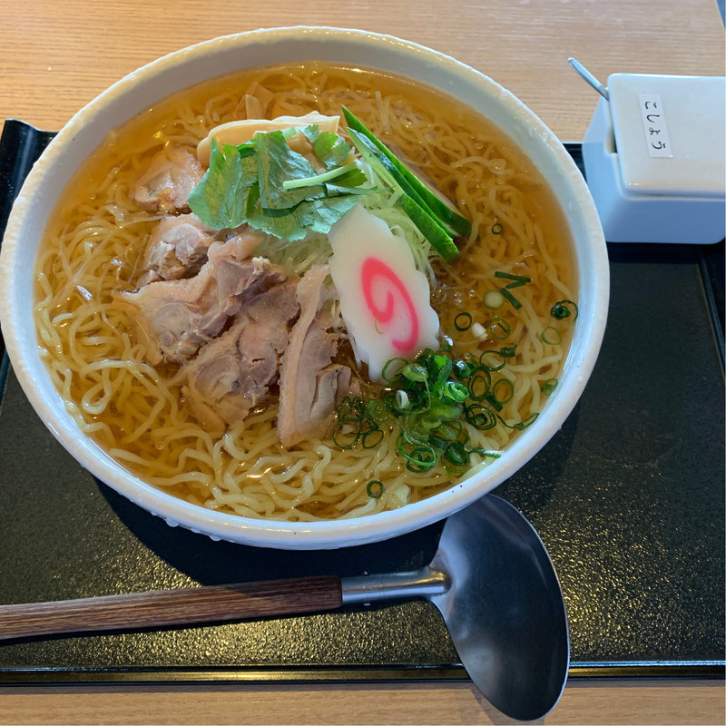 冷たい鶏らーめん(大)(山形蕎麦しゃぶ鍋 大黒 enzou （エンゾウ）)