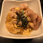 お通し(新橋 牛もつ DAI)