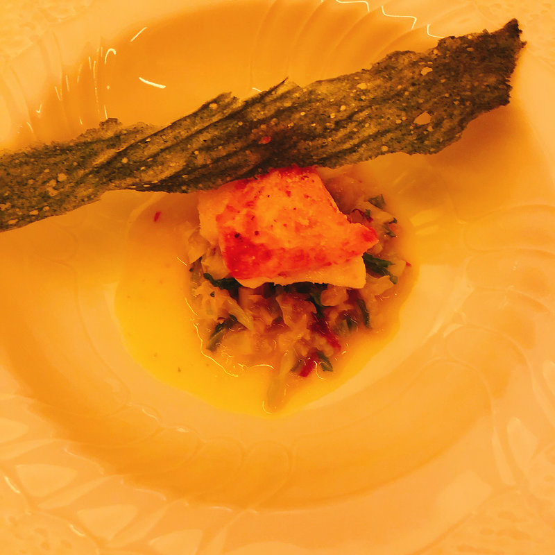 白身魚のポワレ(ピアット スズキ)